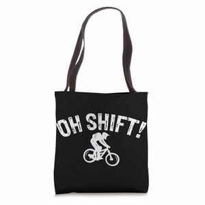 Bicycle Shirts Oh Shift Bike Tees Biker Men Kids Gifts Tote Bag -_-